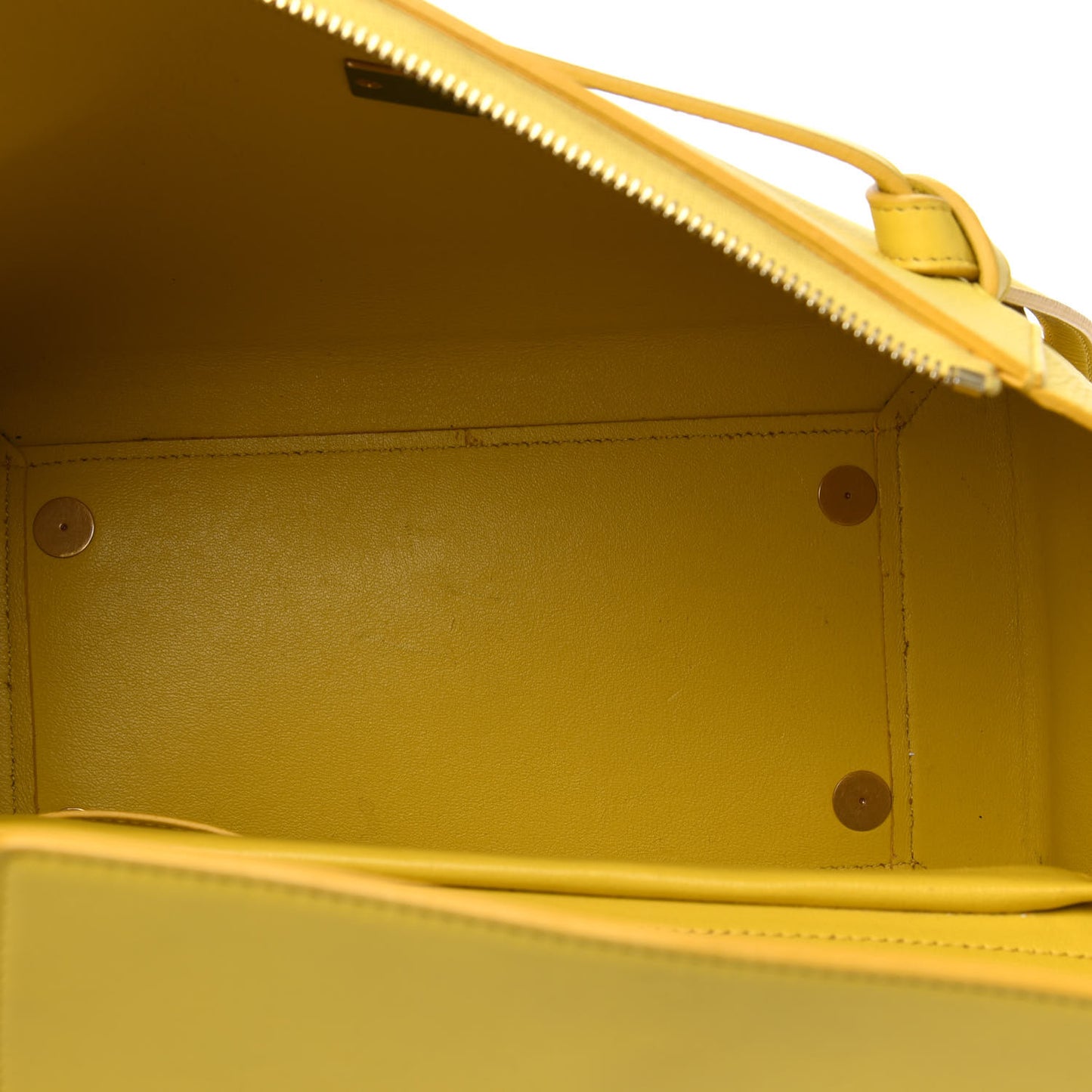 Elephant Calfskin Mini Belt Bag Sun Yellow