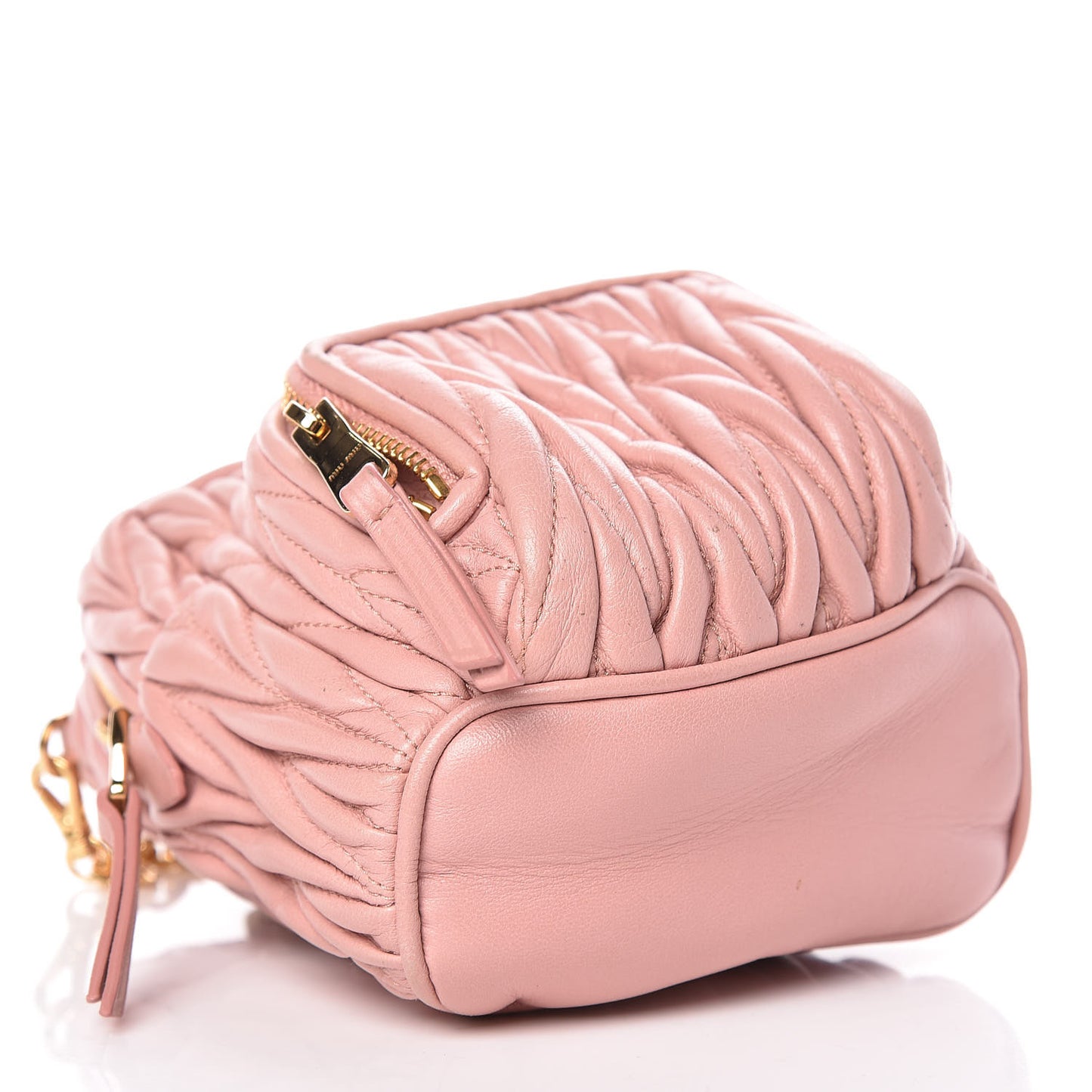 Nappa Matelasse Mini Backpack Orchidea