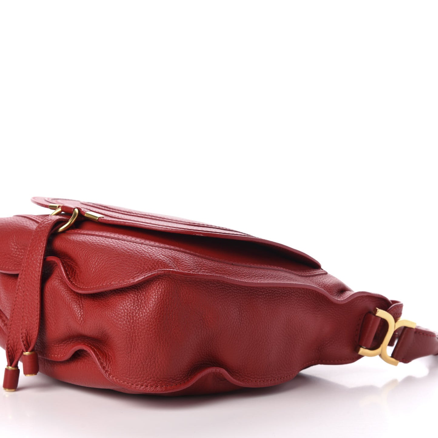 Calfskin Medium Marcie Hobo Garnet