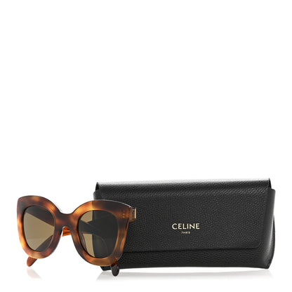 Celine Acetate Butterfly Sunglasses CL4005IN Dark Havana 8 of 8