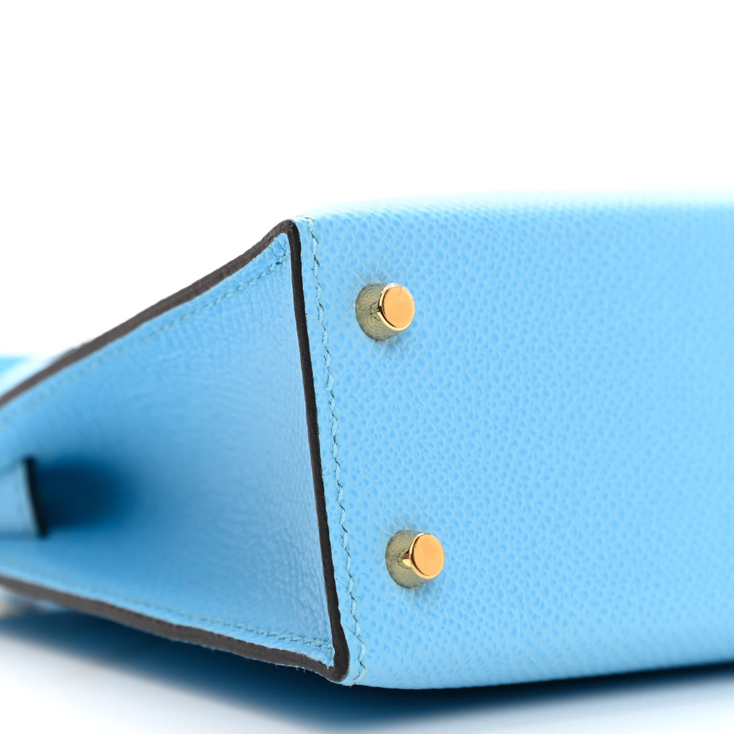 Hermes Epsom Mini Kelly Sellier 20 Celeste 9 of 12