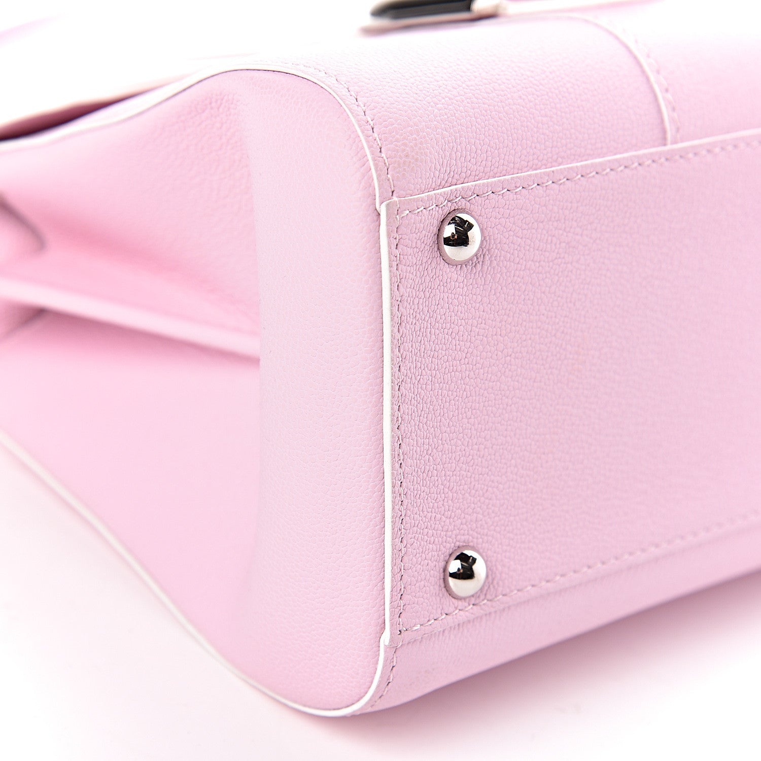 Delvaux Grained Calfskin Mini Brillant Satchel Nakuru 9 of 10