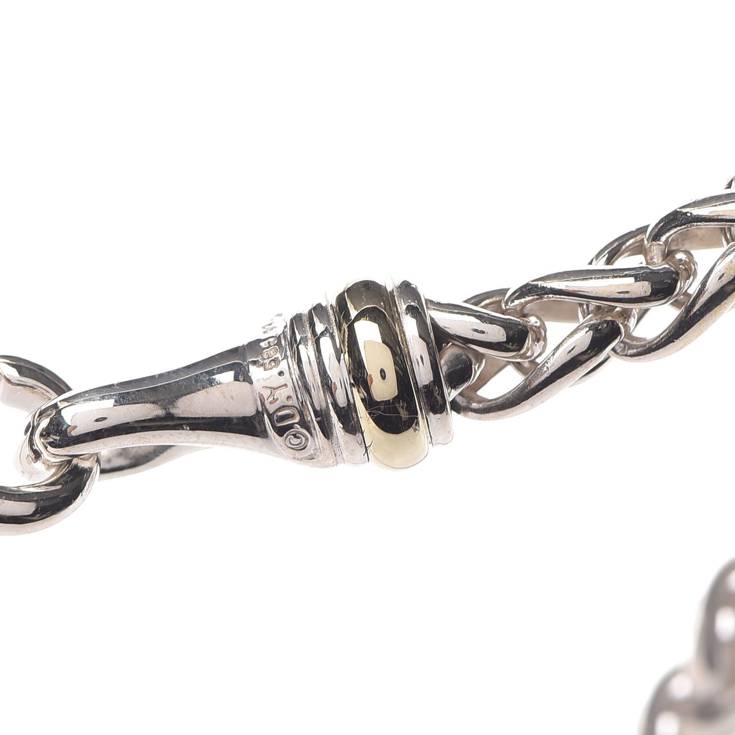 Sterling Silver 14K Yellow Gold 6mm Wheat Chain Necklace