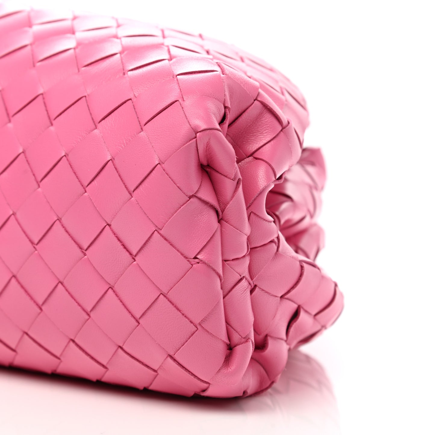 Nappa Maxi Intrecciato The Pouch Oversized Clutch Pink
