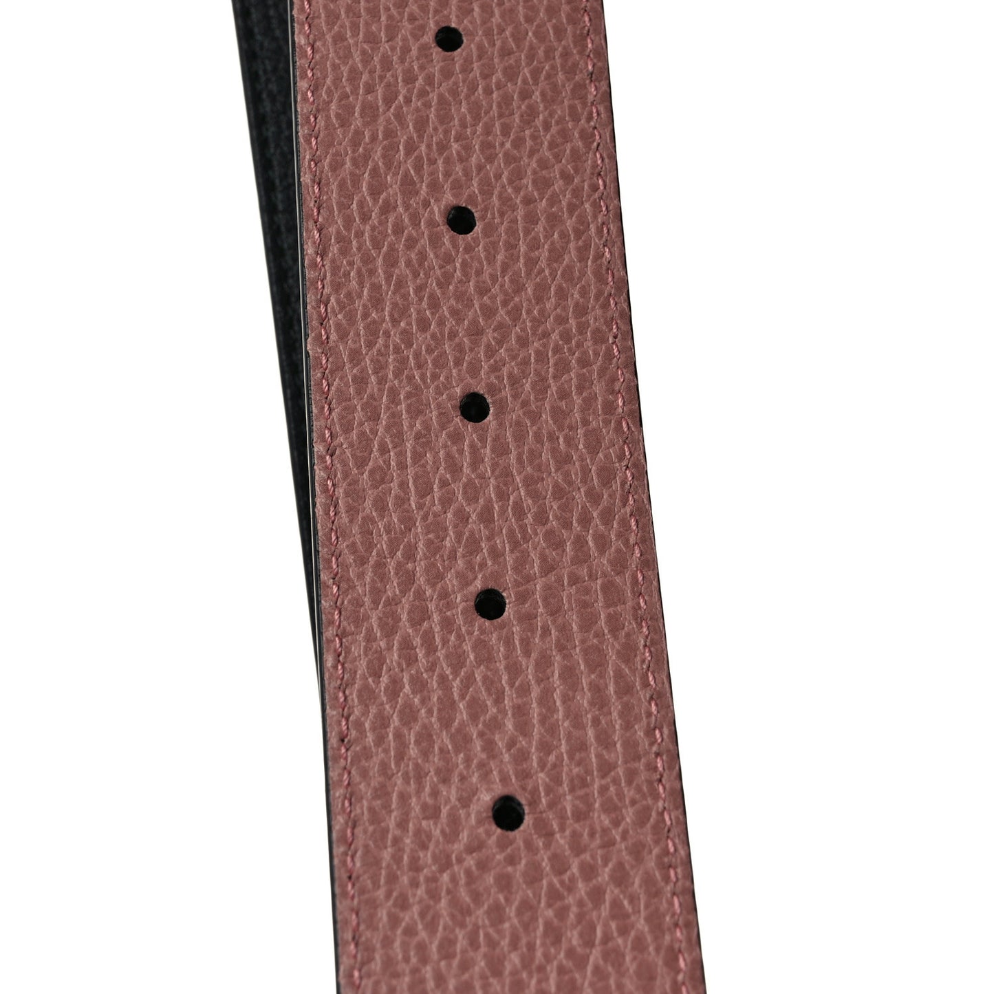 Calfskin 1973 Reversible Belt 95 38 Black Pink