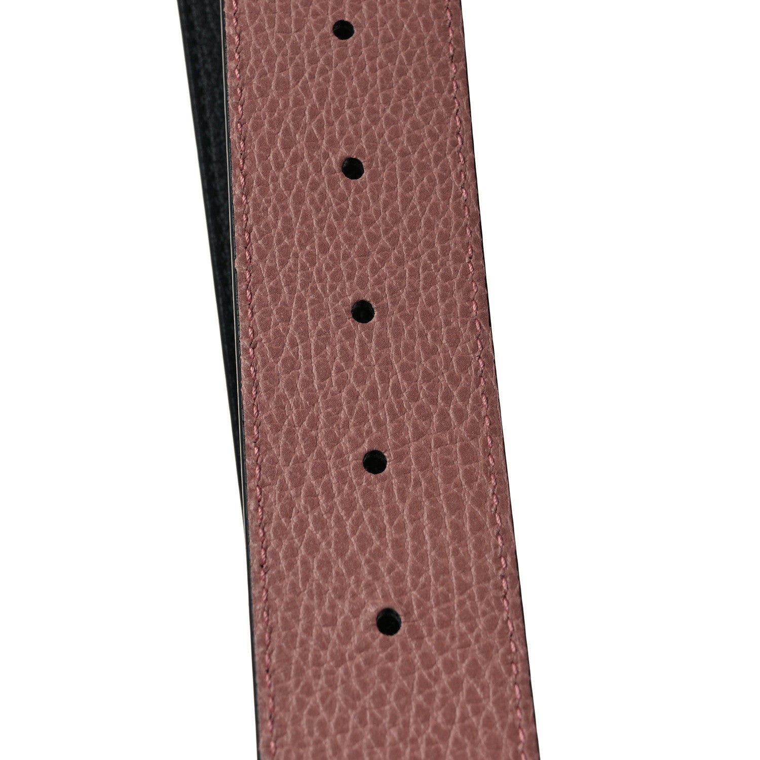 Gucci Calfskin 1973 Reversible Belt 95 38 Black Pink 7 of 7