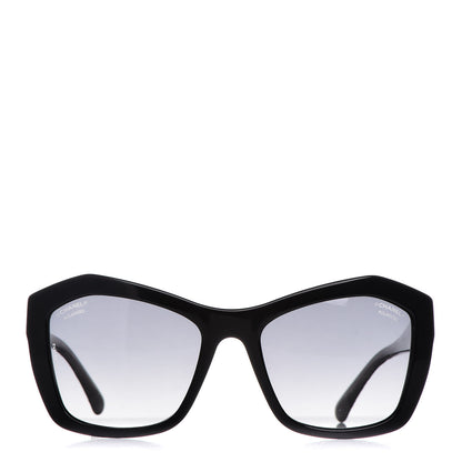 Chanel Lace Effect Sunglasses 5296 Black 2 of 9