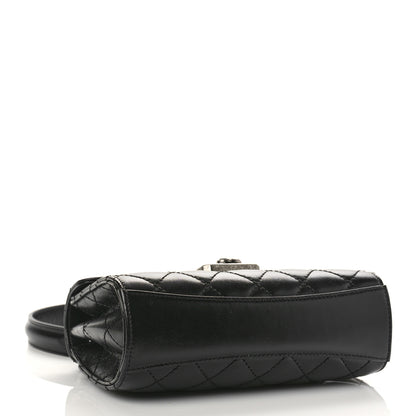 Chanel Aged Calfskin Quilted Mad About Quilting Mini Flap Black 4 of 9