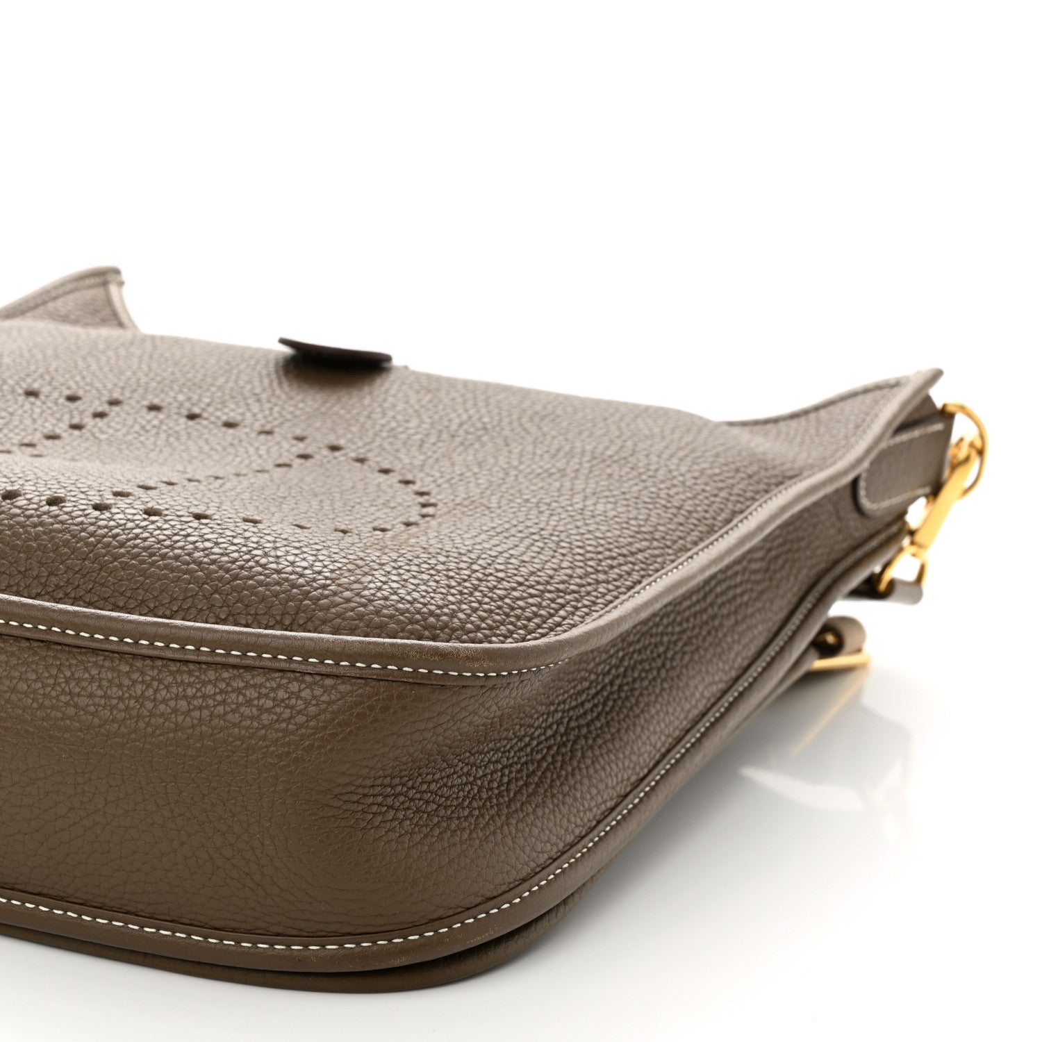 Hermes Taurillon Clemence Evelyne III PM Etoupe 10 of 10