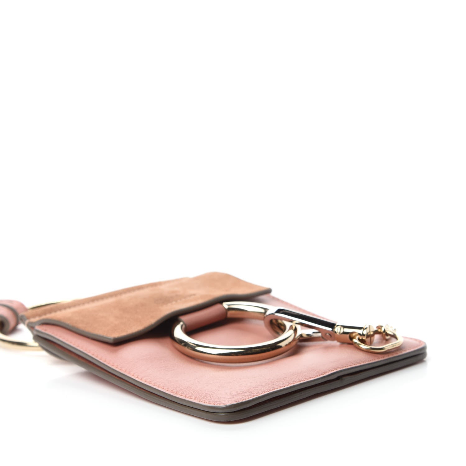 Chloe Suede Calfskin Mini Faye Bracelet Bag Ideal Blush 4 of 10