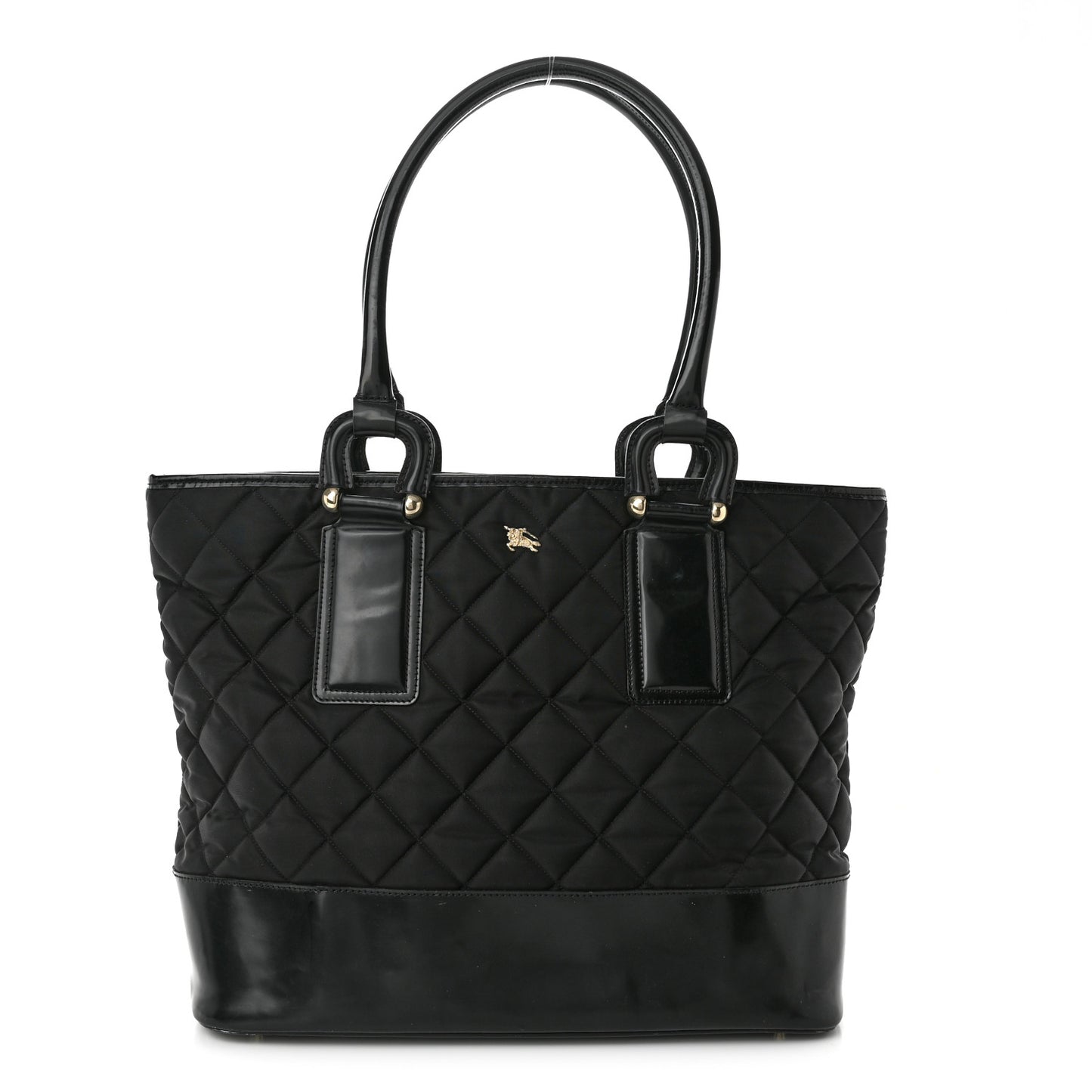 Nylon Quilted Grange Tote Black
