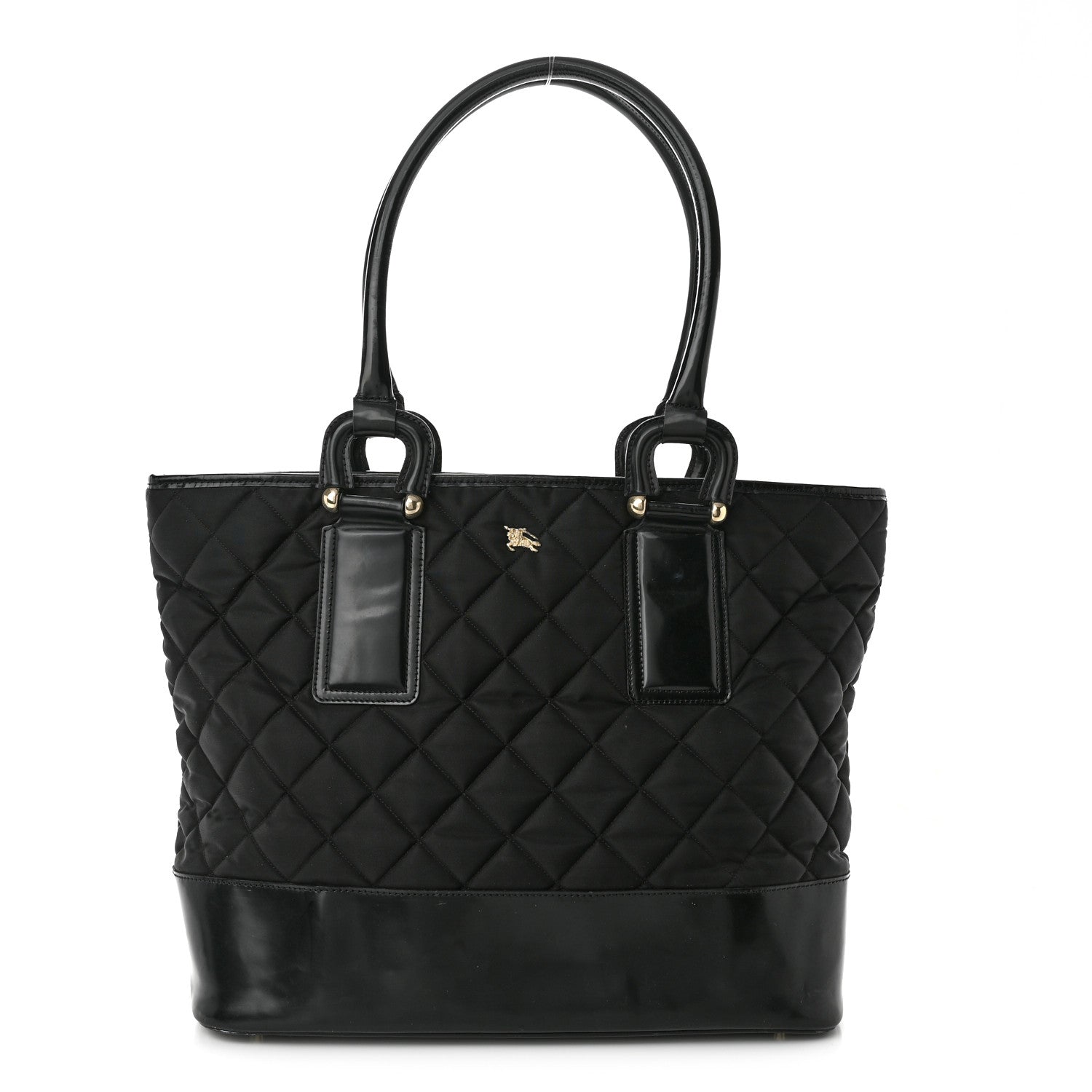 Burberry Nylon Quilted Grange Tote Black 1 of 12