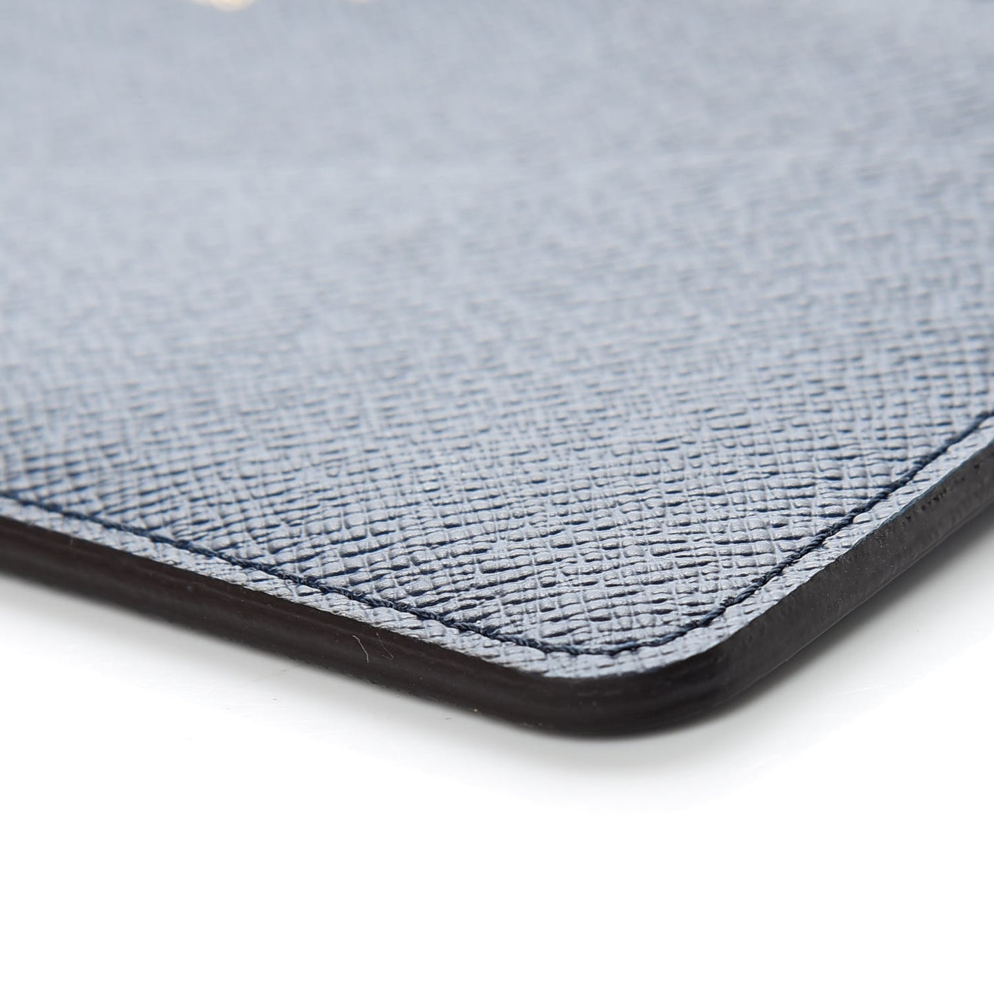 Calfskin Jeanne Wallet Zippered Insert Dark Blue