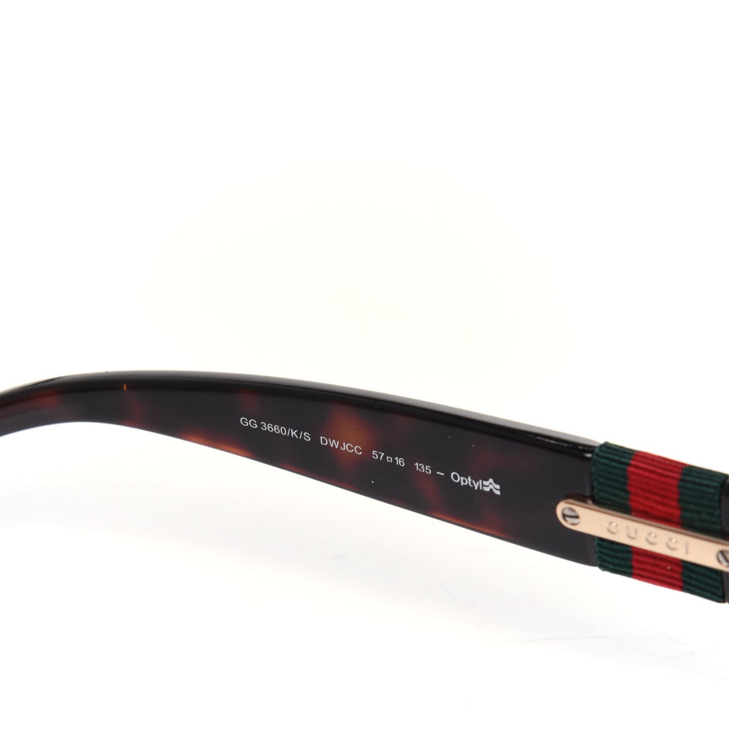 Acetate Web Oversized Sunglasses GG3660 Tortoise