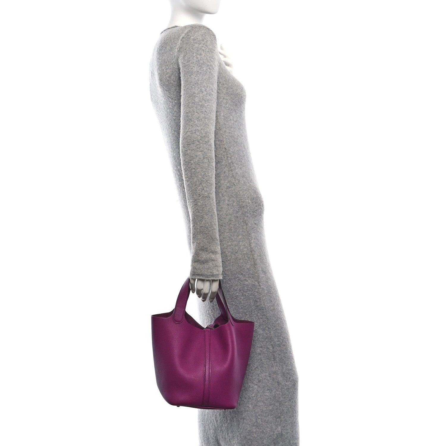 Hermes Taurillon Maurice Picotin Lock 22 MM Anemone 2 of 10