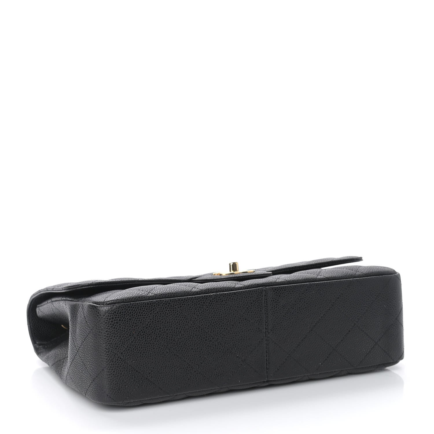 Chanel Caviar Quilted Jumbo Single Flap Black 4 of 9