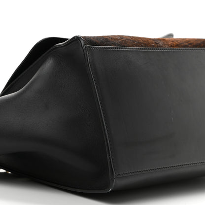 Celine Shaded Pony Hair Calfskin Medium Trapeze Brown 8 of 16