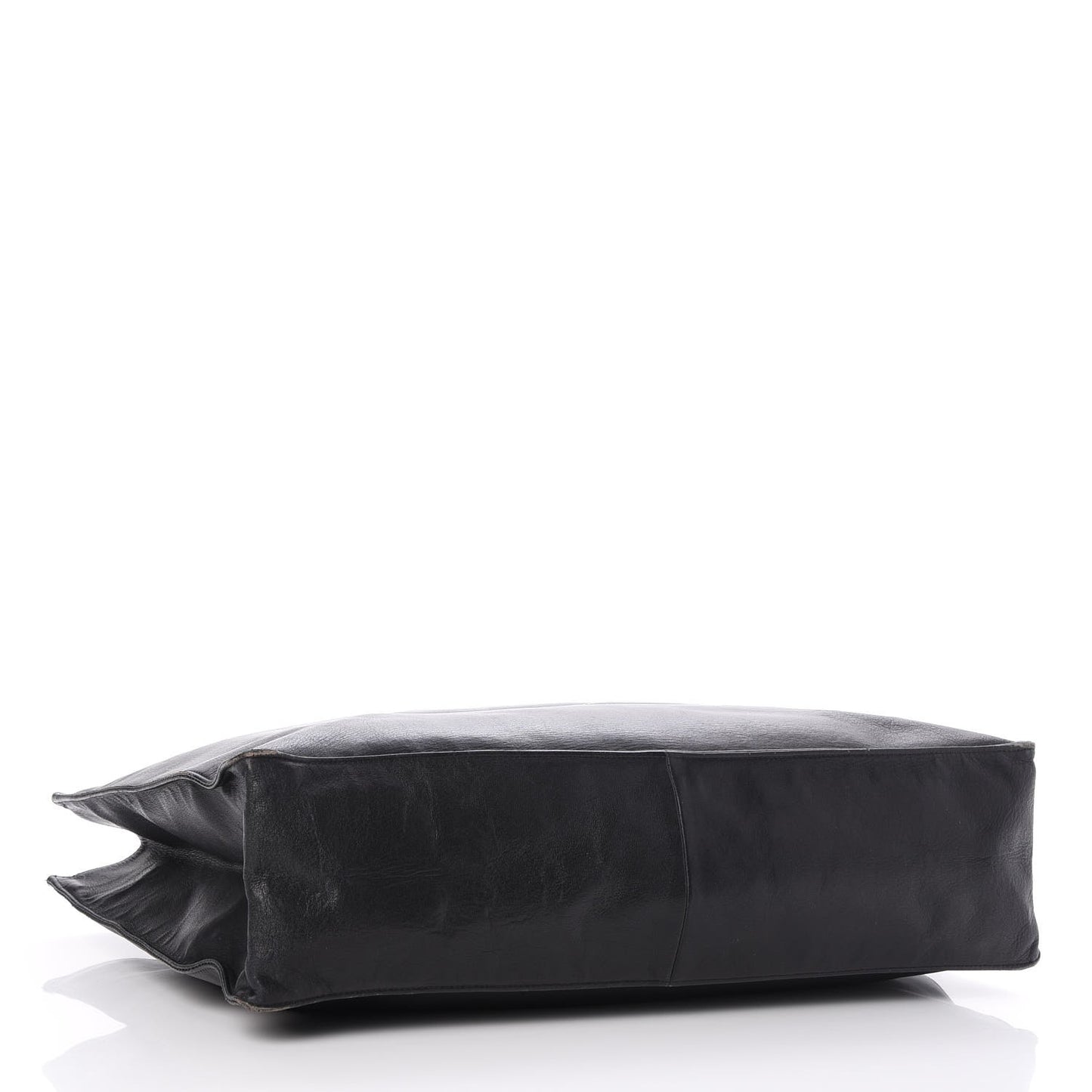 Lambskin Jumbo CC Shoulder Bag Black
