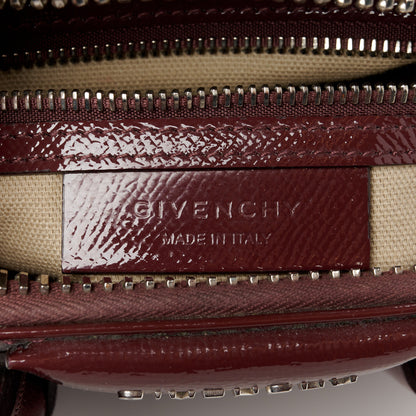 Givenchy Textured Patent Calfskin Mini Antigona Aubergine 6 of 12