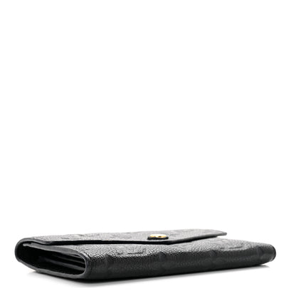 Louis Vuitton Empreinte Compact Curieuse Wallet Black 4 of 7