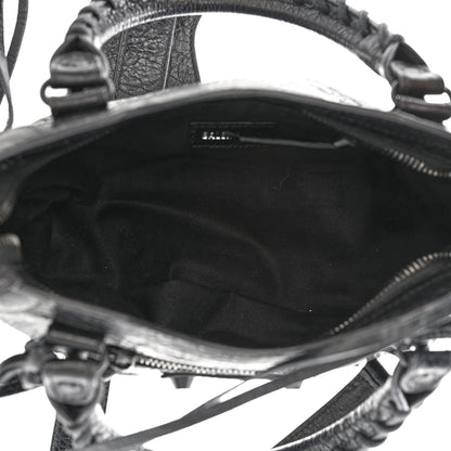 Balenciaga Agneau Arena Classic Black Hardware Mini City Black 6 of 11