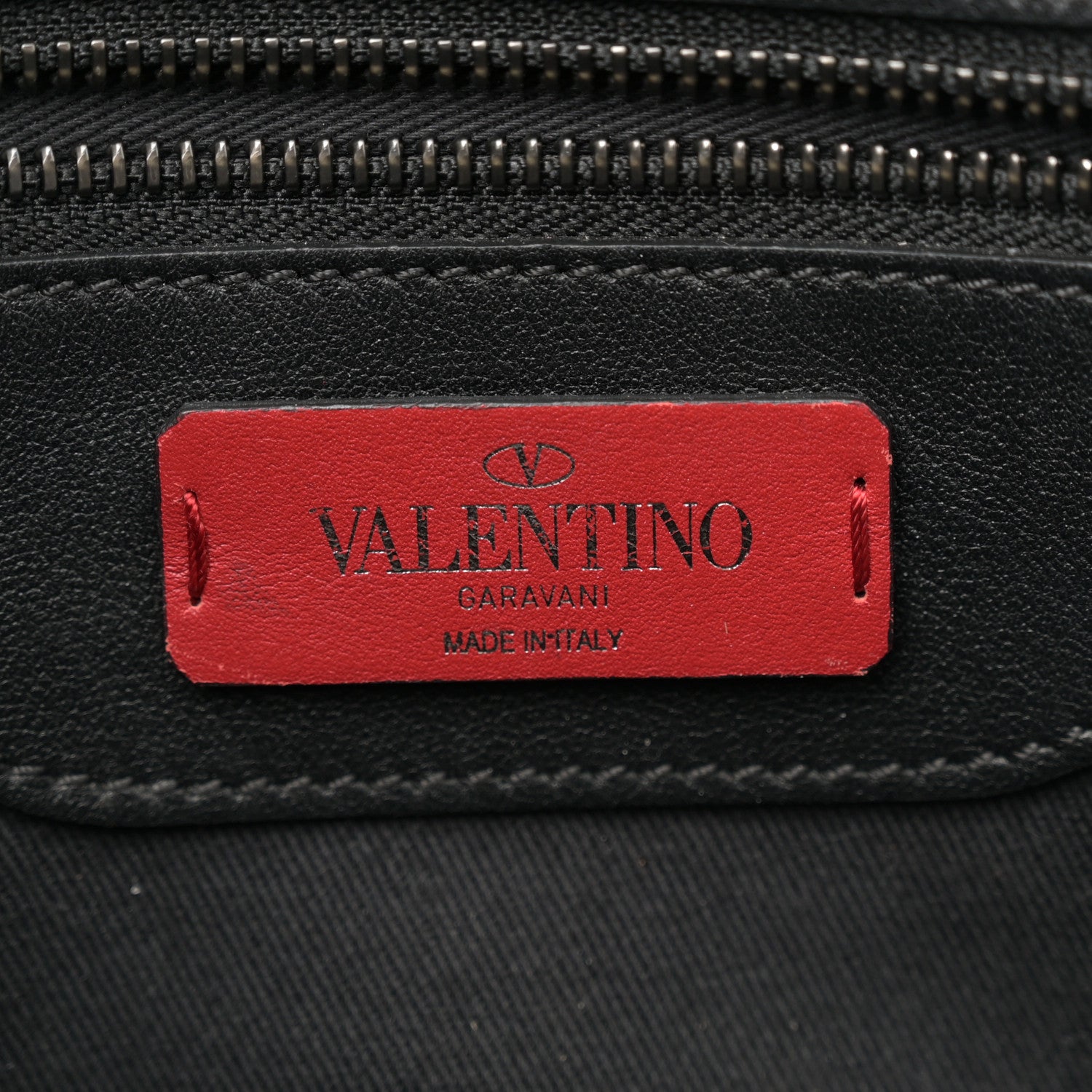 Valentino Garavani Calfskin Polka Dot Rockstud Shoulder Tote Black Light Ivory 6 of 13