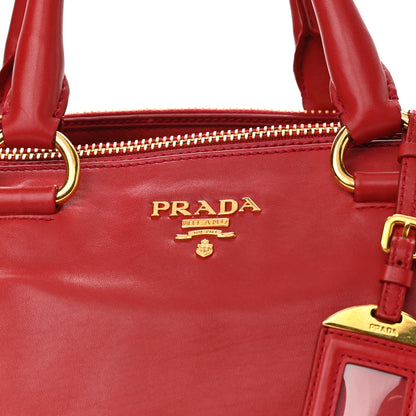 Prada City Calf Large Galleria Double Zip Tote Lacca 8 of 10