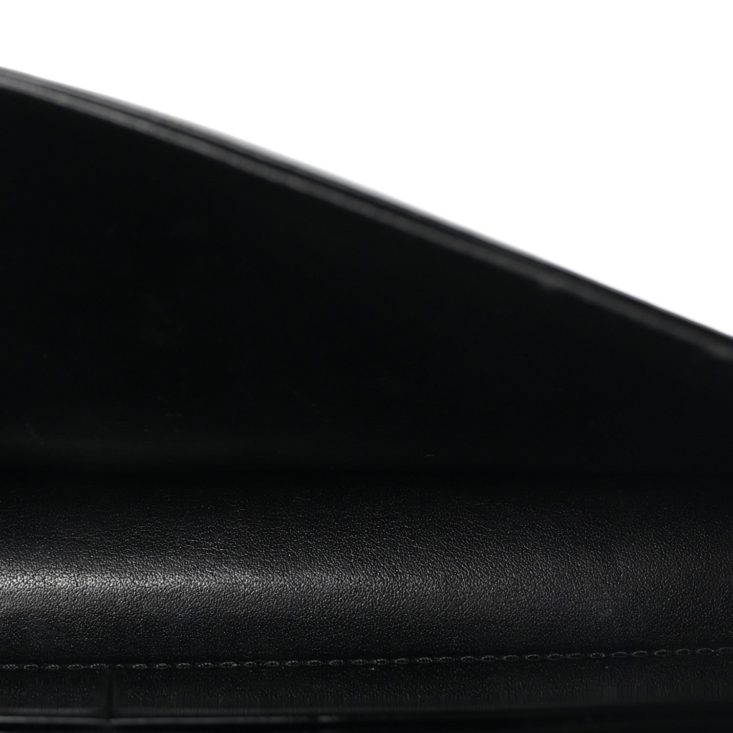 Christian Dior Patent Cannage Lady Dior Chain Wallet Black 6 of 10