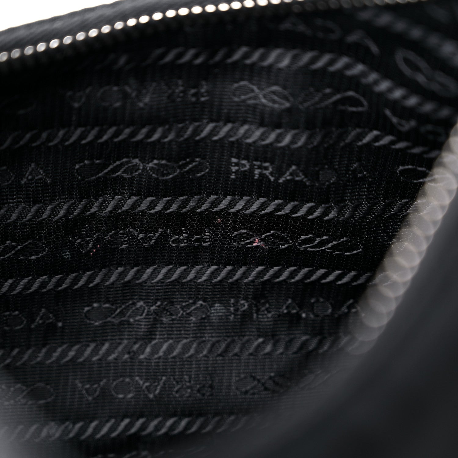 Prada Tessuto Nylon Saffiano Mini Re-Edition 2005 Bag Black 11 of 14