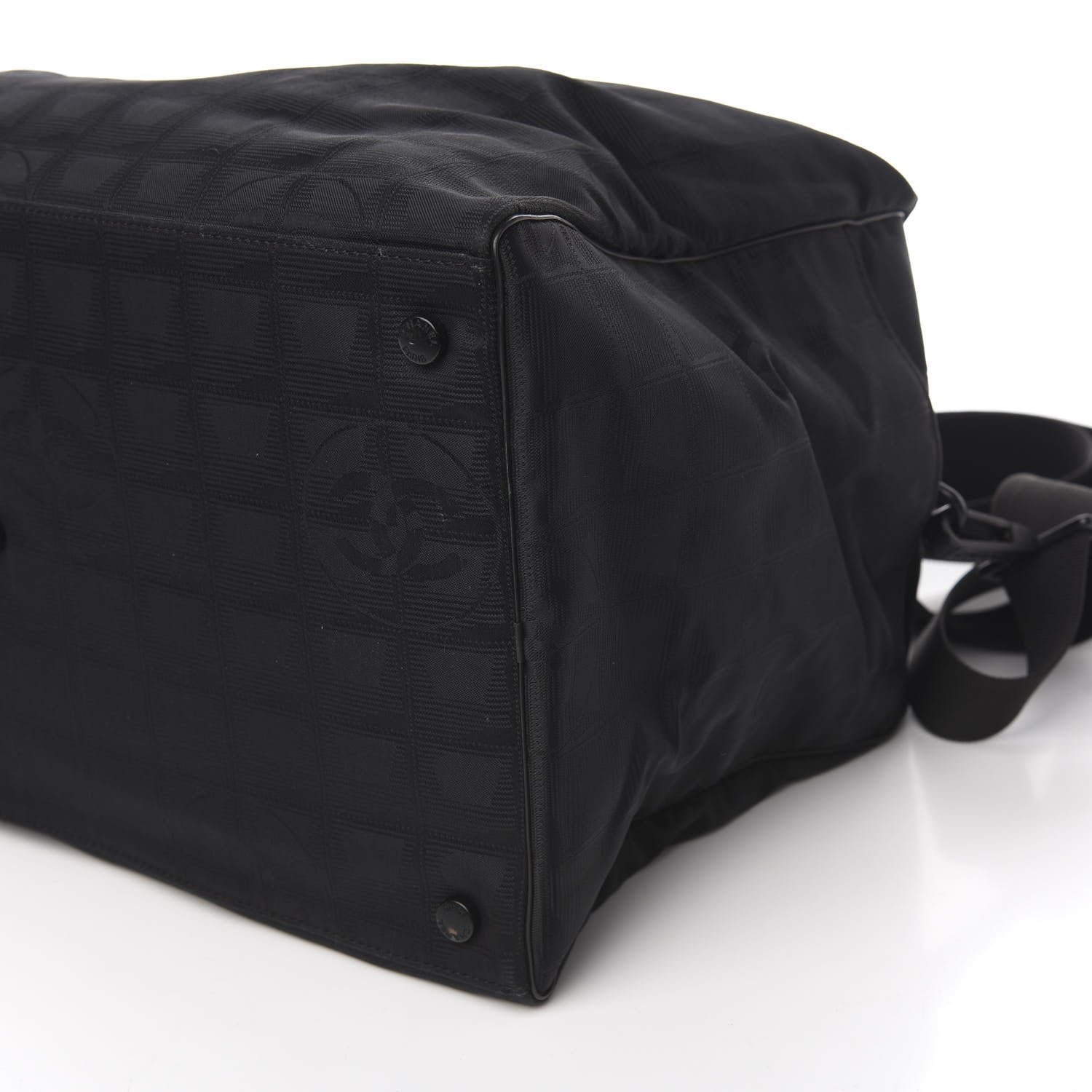Chanel Nylon Travel Duffle Black 8 of 9