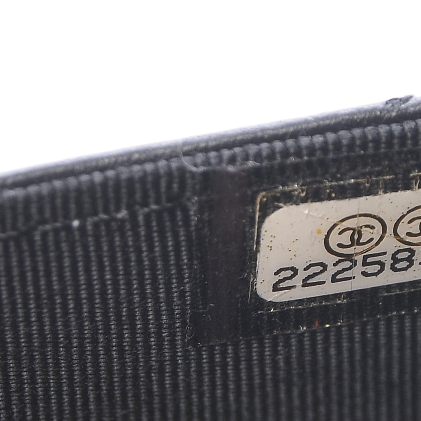 Aged Calfskin Quilted Lucky Charms Casino 2.55 Reissue Wallet On Chain WOC Black