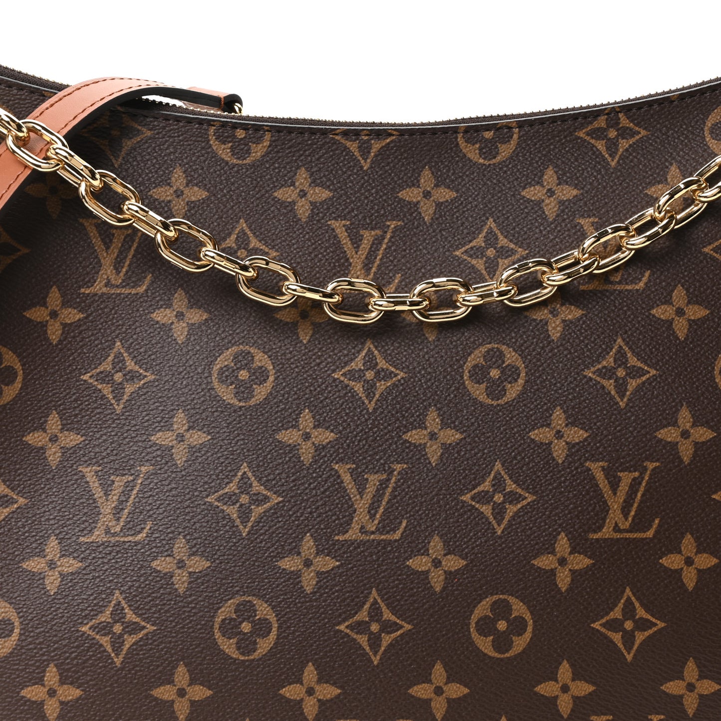 Reverse Monogram Loop Hobo