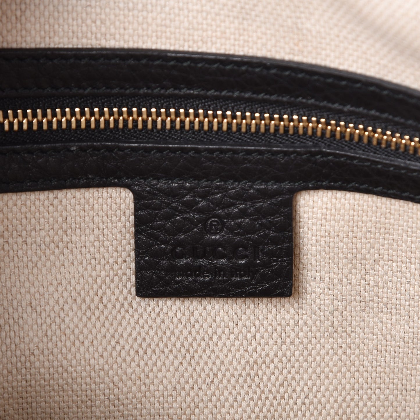 Pebbled Calfskin Small Soho Top Handle Bag Black