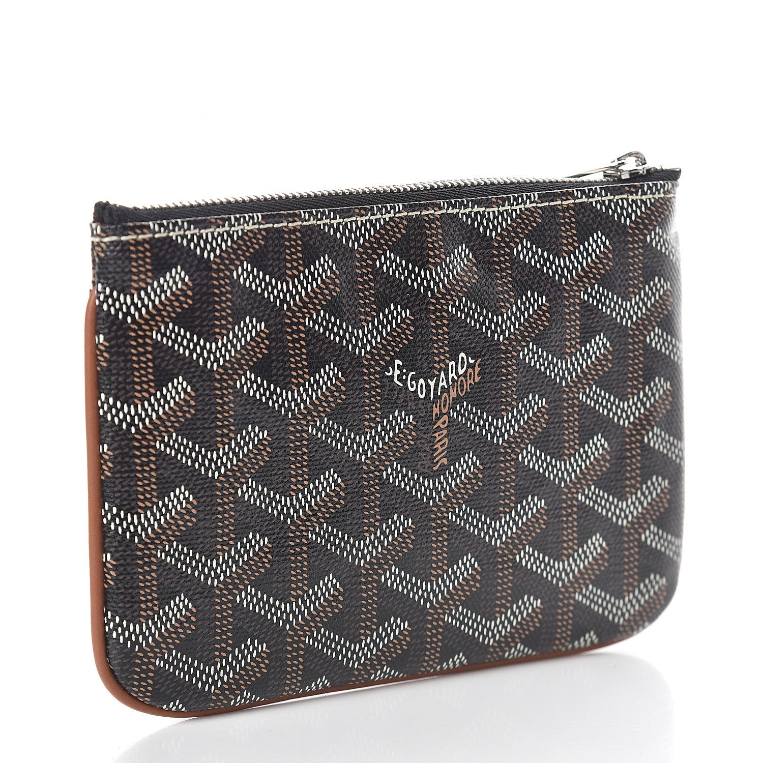 Goyard Goyardine Mini Senat Pochette Black Gold 2 of 5