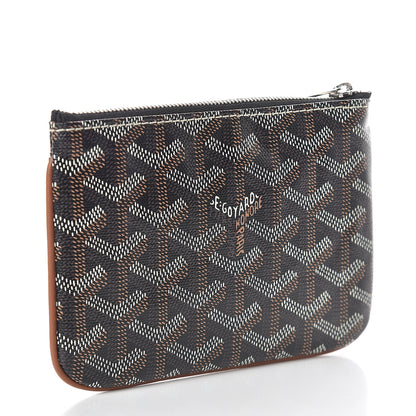 Goyard Goyardine Mini Senat Pochette Black Gold 2 of 5