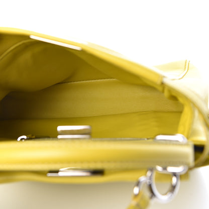 Fendi Nappa Mini Peekaboo Iconic Satchel Lime 7 of 22