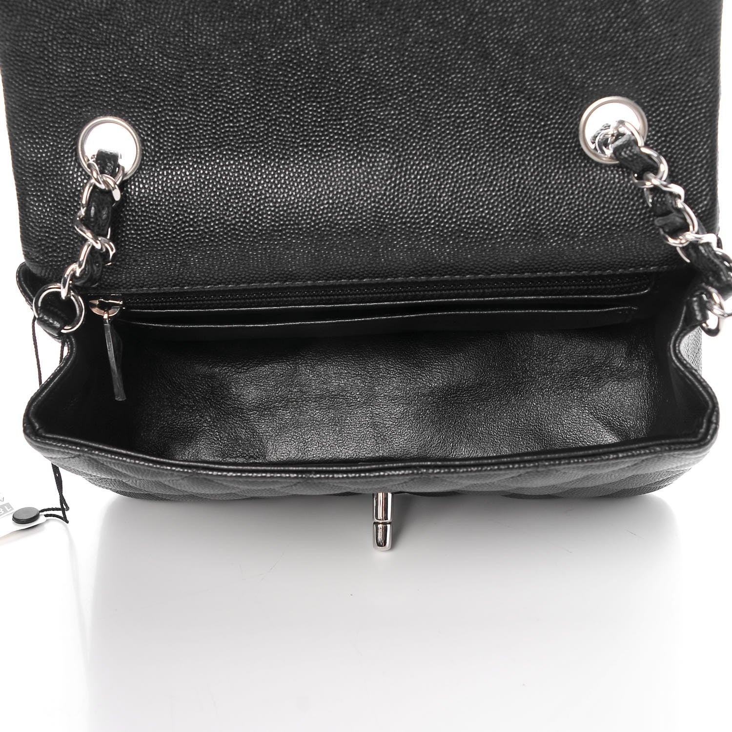 Chanel Caviar Quilted Mini Rectangular Flap Black 7 of 8