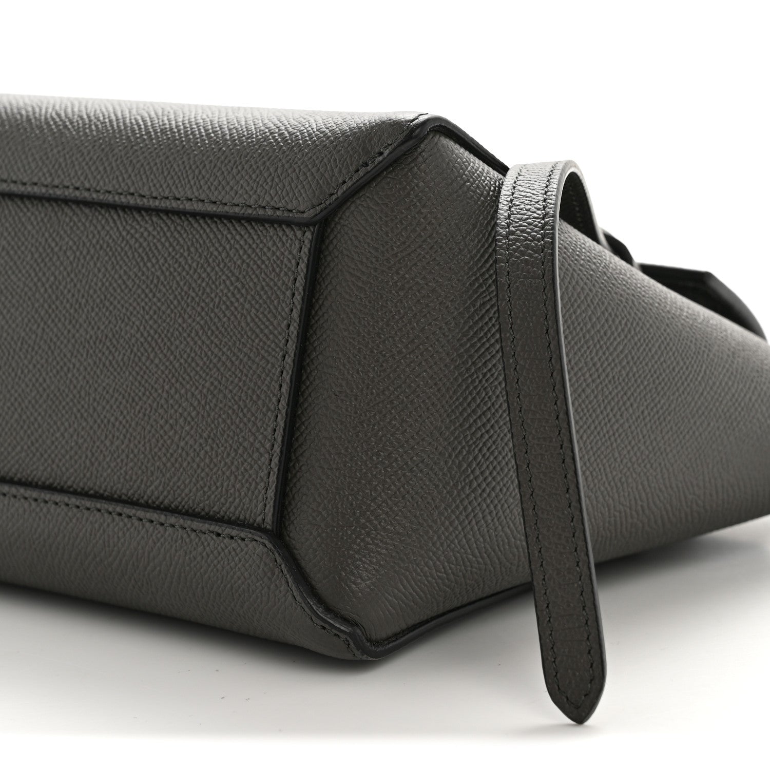 Celine Grained Calfskin Nano Belt Bag Grey 11 of 13