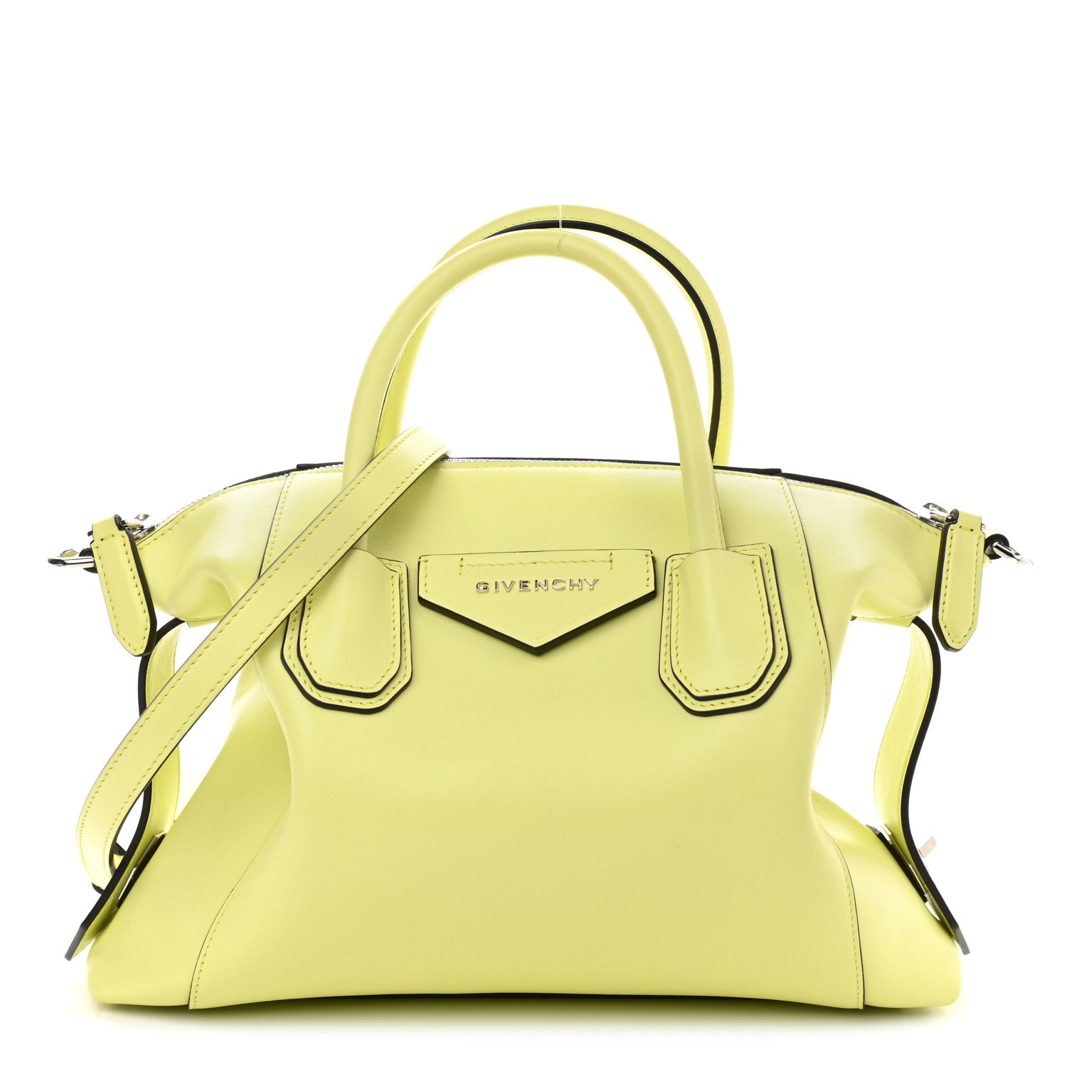 Givenchy Calfskin Small Soft Antigona Yellow 1 of 10