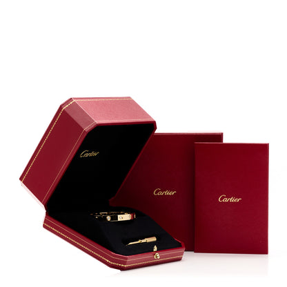 Cartier 18K Yellow Gold 10 Diamond LOVE Bracelet 16 10 of 10