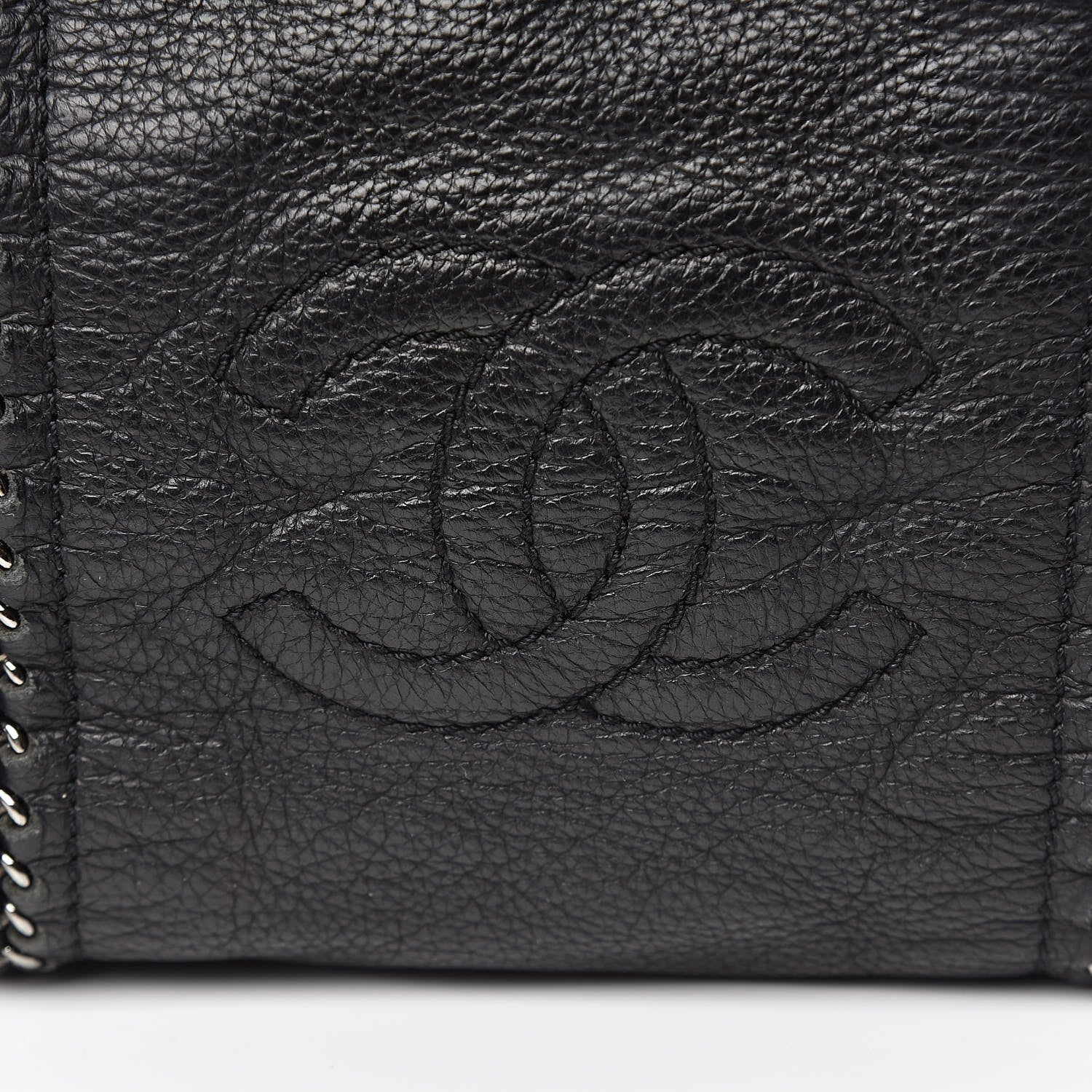 Chanel Deerskin Luxe Ligne Tote Black 11 of 16