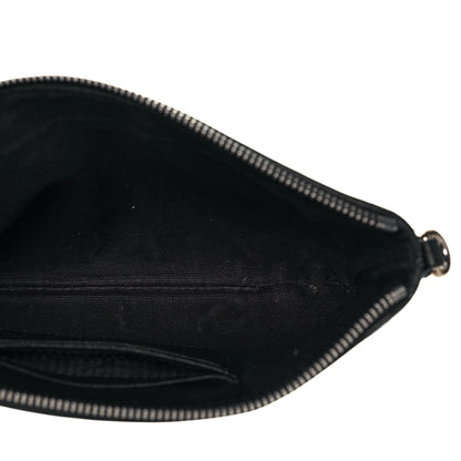 Burberry Mega Check Heart Print Peyton Crossbody Clutch Bag Black 5 of 16