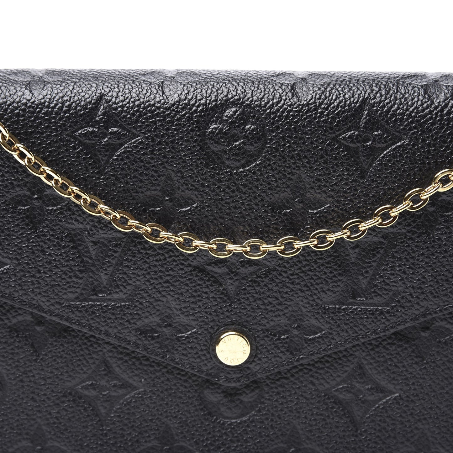 Empreinte Pochette Felicie Chain Wallet Black