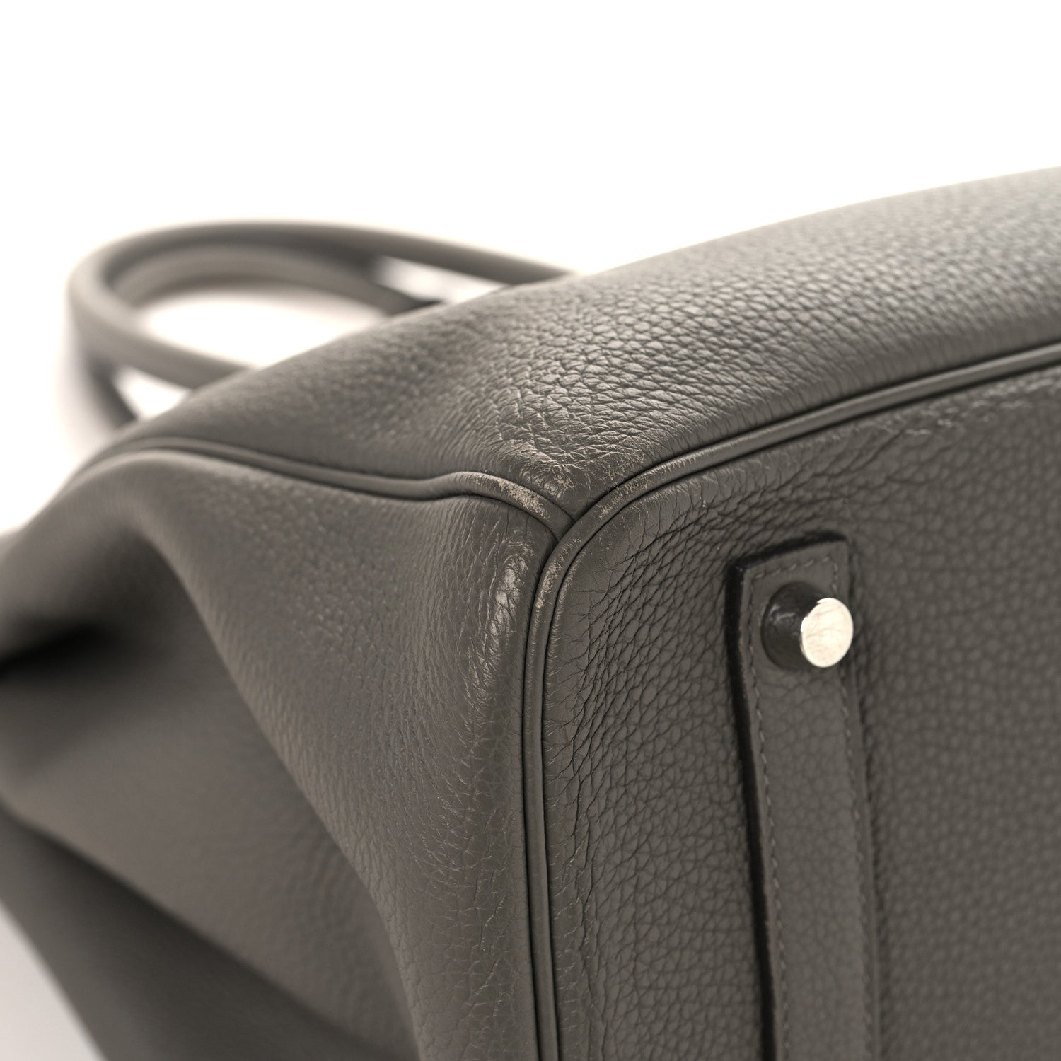 Hermes Togo BIRKIN 35 Gris Meyer 9 of 14