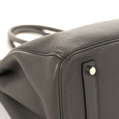 Hermes Togo BIRKIN 35 Gris Meyer 9 of 14