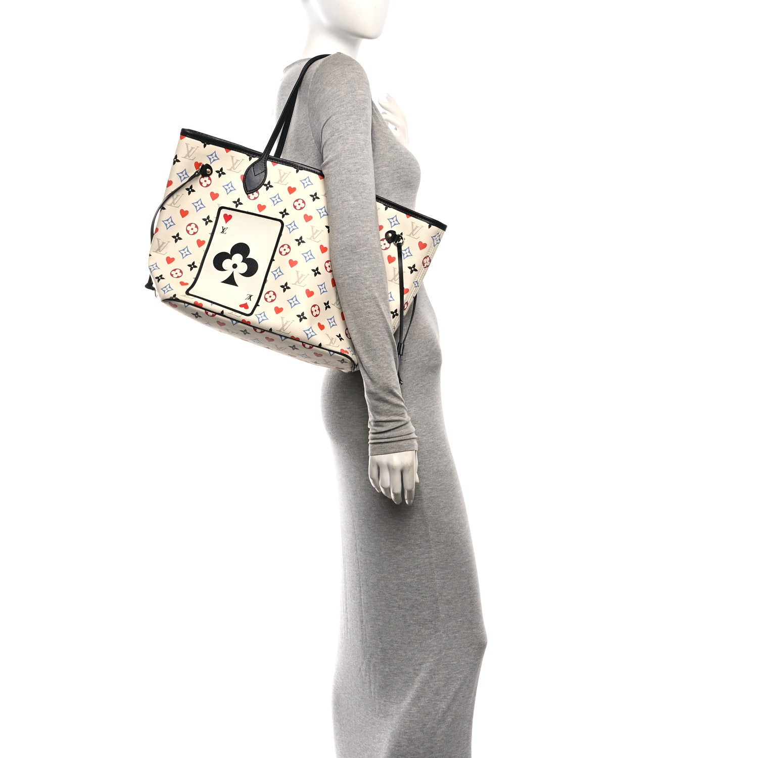 Louis Vuitton Game On Neverfull MM   White 2 of 11
