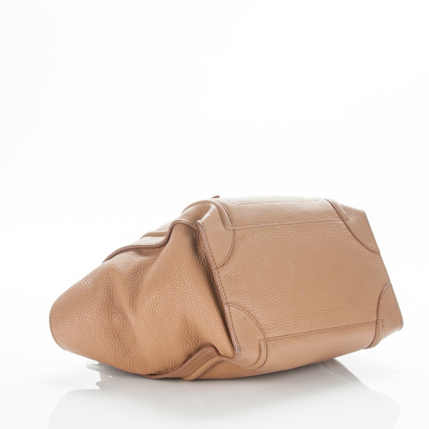 Pebbled Calfskin Mini Luggage Camel