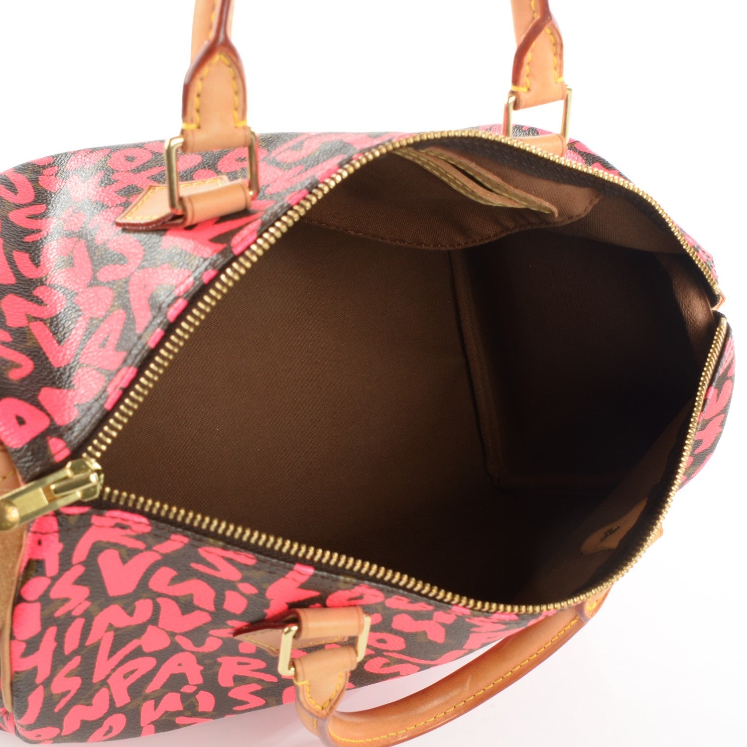 Louis Vuitton Monogram Graffiti Speedy 30 Fuchsia 5 of 7