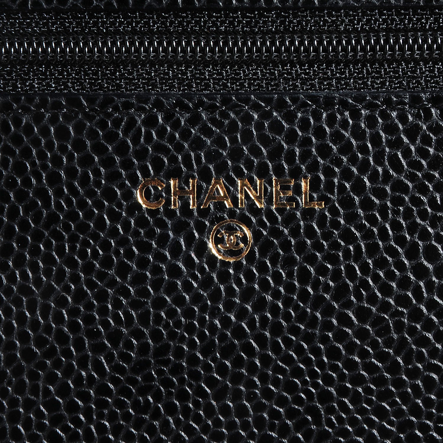 Chanel Caviar Quilted Wallet On Chain WOC Black 8 of 9