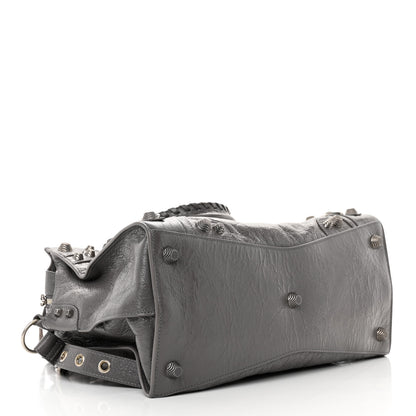 Balenciaga Agneau Arena Neo Cagole City Handbag Dark Grey 4 of 12